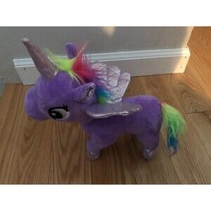 Unicorn Stuffed Animal Plush Toy Purple 10 inch Little Jupiter Brand